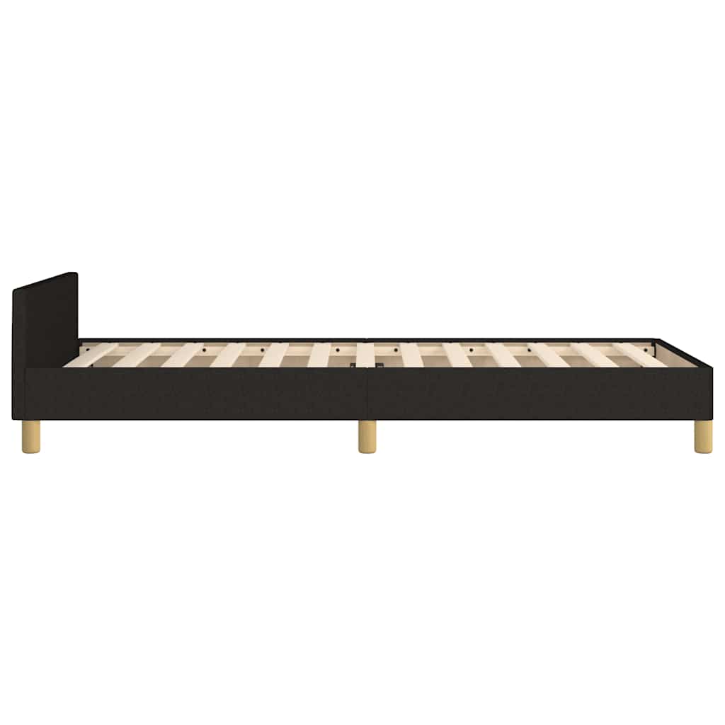 sengeramme uden madras 80x200 cm stof sort