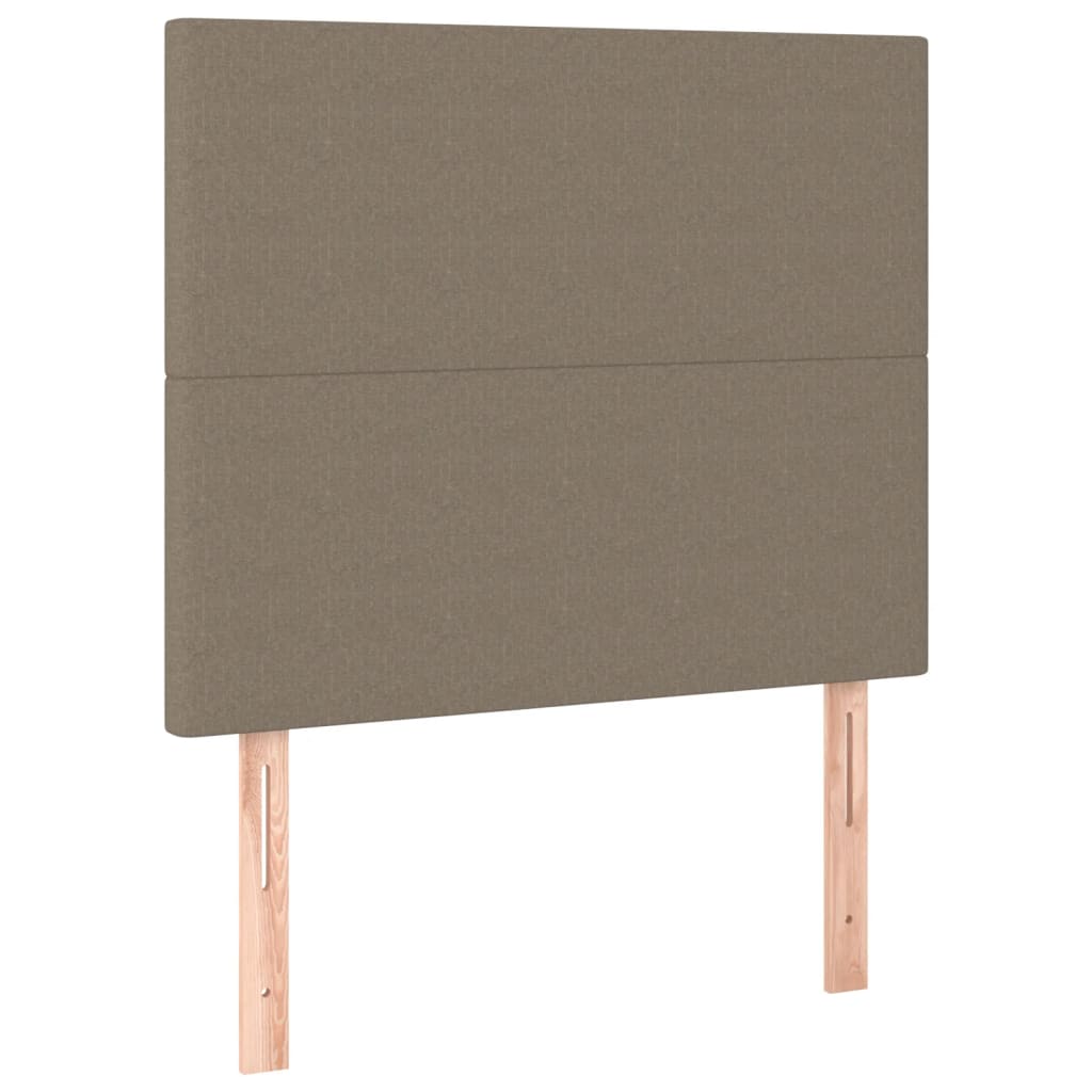 sengeramme uden madras 80x200 cm stof gråbrun