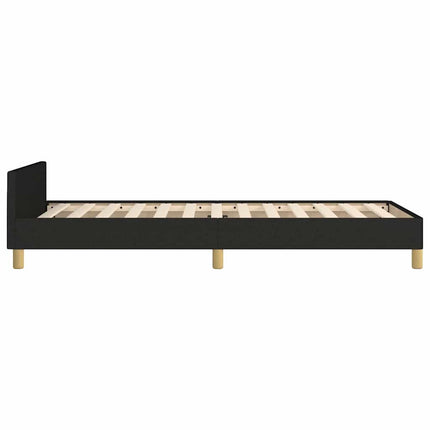 sengeramme uden madras 90x200 cm stof sort