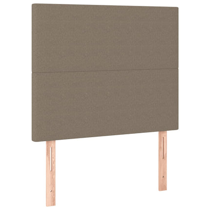 sengeramme uden madras 90x200 cm stof gråbrun