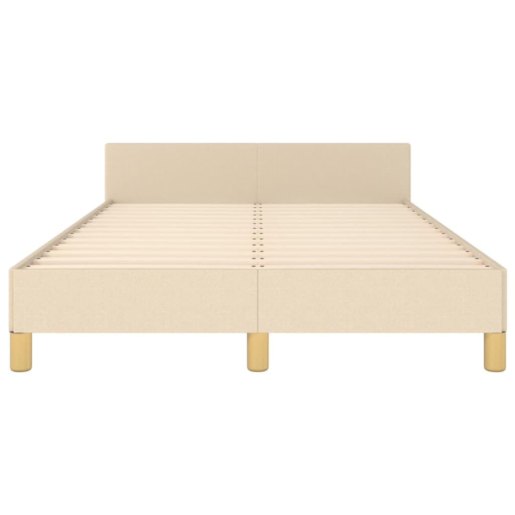 Sengeramme uden madras Creme 120x200 cm Stof