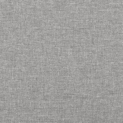 sengeramme uden madras 140x200 cm stof lysegrå