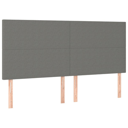sengeramme uden madras 160x200 cm stof mørkegrå