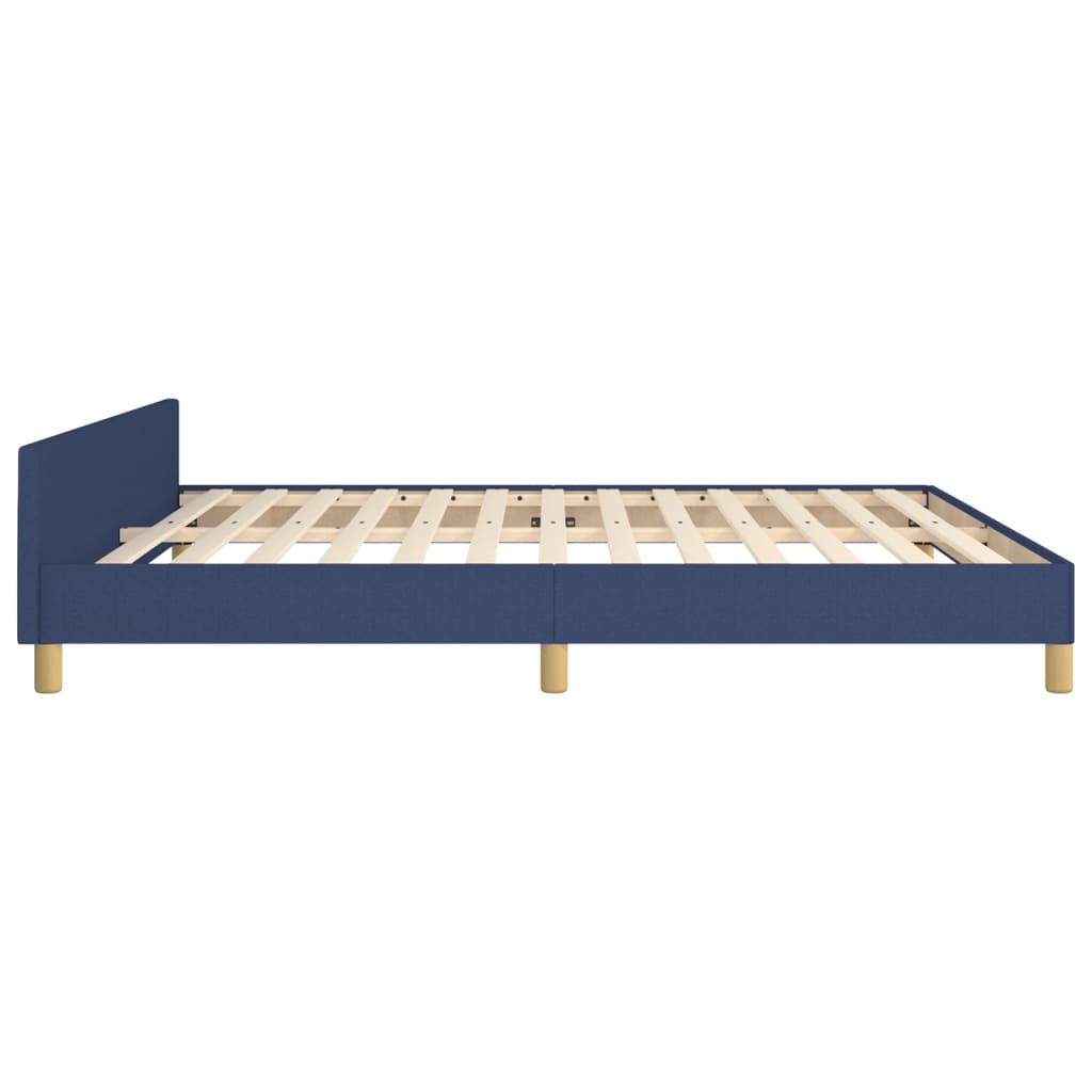 sengeramme uden madras 180x200 cm stof blå
