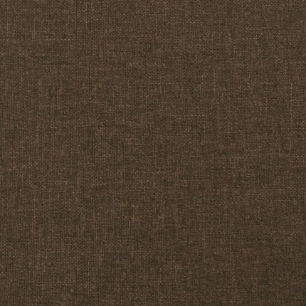 sengeramme uden madras 140x190 cm stof mørkebrun