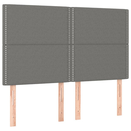 sengeramme uden madras 140x200 cm stof mørkegrå