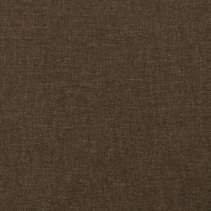 sengeramme uden madras 140x200 cm stof mørkebrun