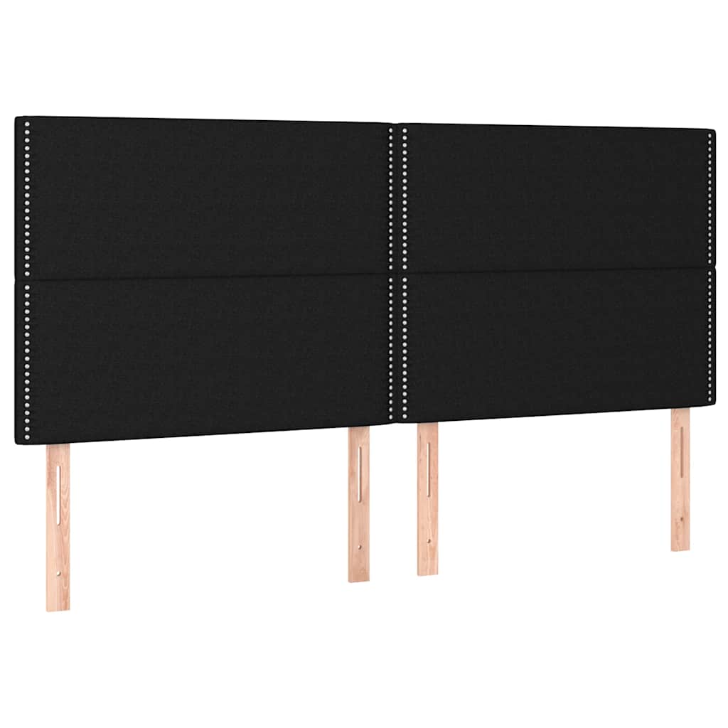 sengeramme uden madras 180x200 cm stof sort