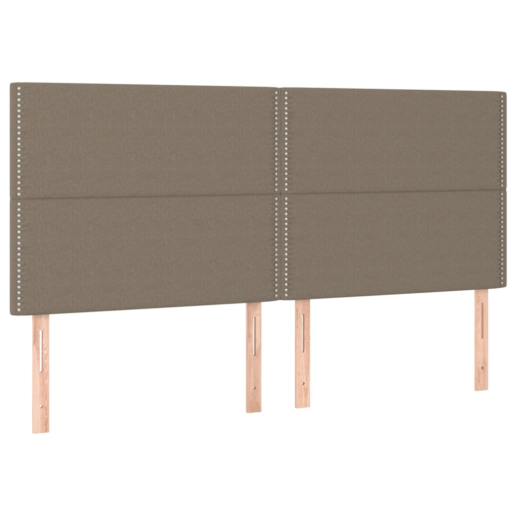 sengeramme uden madras 180x200 cm stof gråbrun