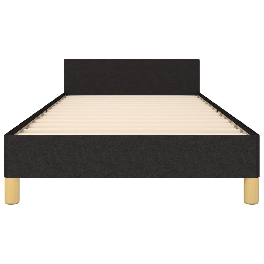 sengeramme uden madras 80x200 cm stof sort