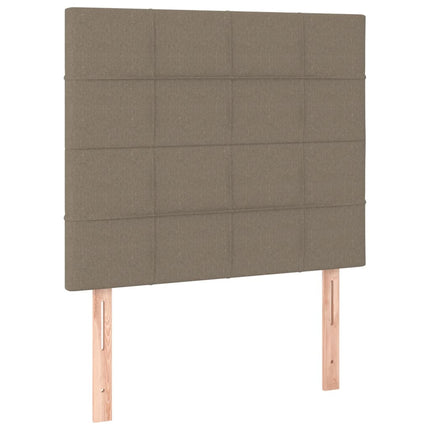 sengeramme uden madras 80x200 cm stof gråbrun