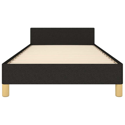 sengeramme uden madras 90x200 cm stof sort