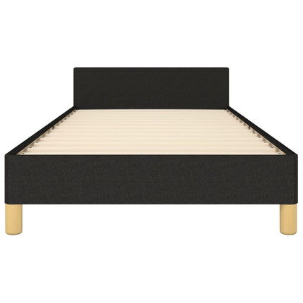 Sengeramme uden madras Sort 100x200 cm Stof