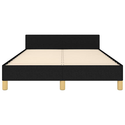 Sengeramme uden madras Sort 120x200 cm Stof