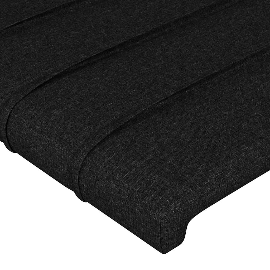 sengeramme uden madras 180x200 cm stof sort