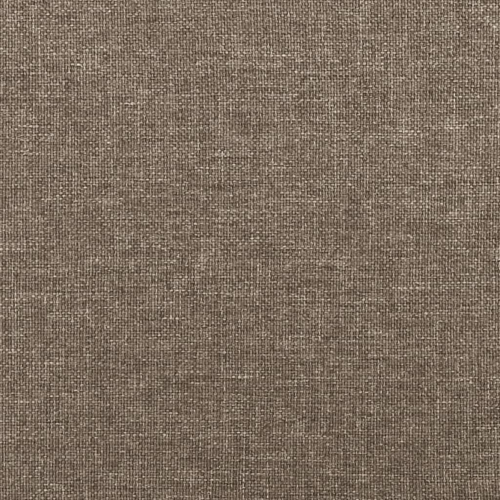 sengeramme uden madras 80x200 cm stof gråbrun