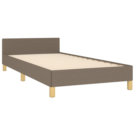 sengeramme uden madras 90x200 cm stof gråbrun