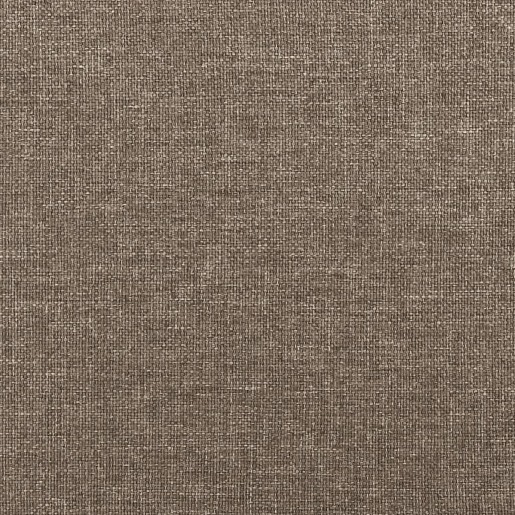 sengeramme uden madras 90x200 cm stof gråbrun