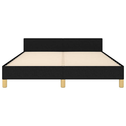 sengeramme uden madras 140x200 cm stof sort
