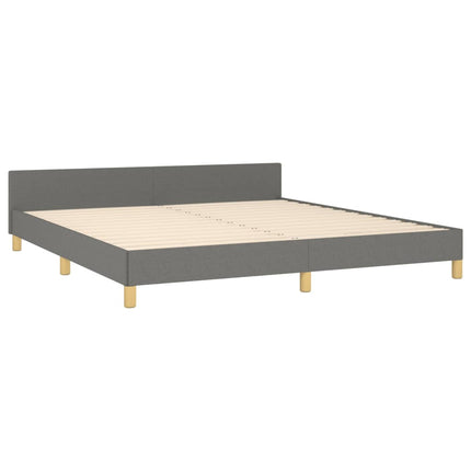 sengeramme uden madras 180x200 cm stof mørkegrå