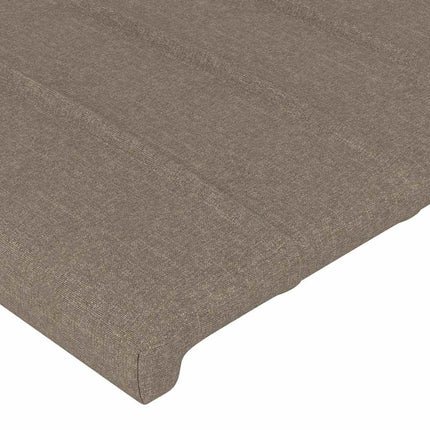 sengeramme uden madras 180x200 cm stof gråbrun