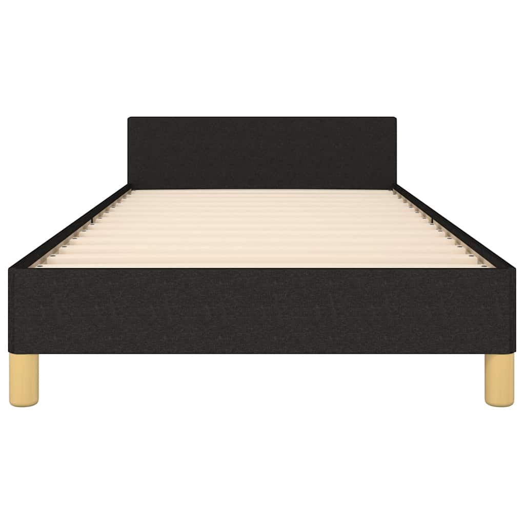 sengeramme uden madras 80x200 cm stof sort