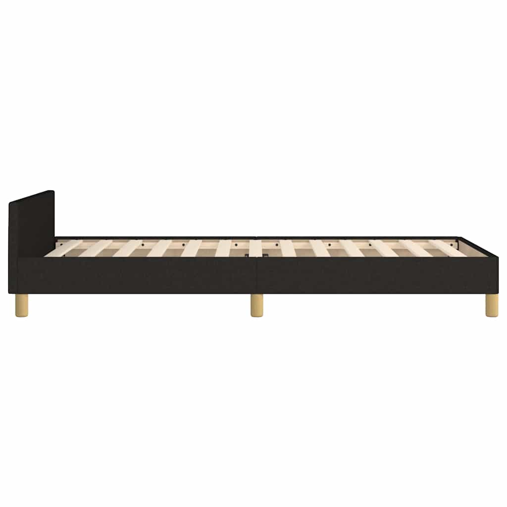 sengeramme uden madras 80x200 cm stof sort