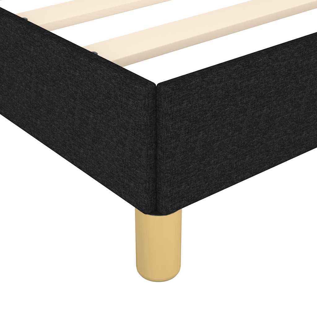 sengeramme uden madras 80x200 cm stof sort