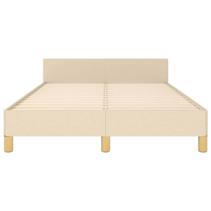 Sengeramme uden madras Creme 120x200 cm Stof