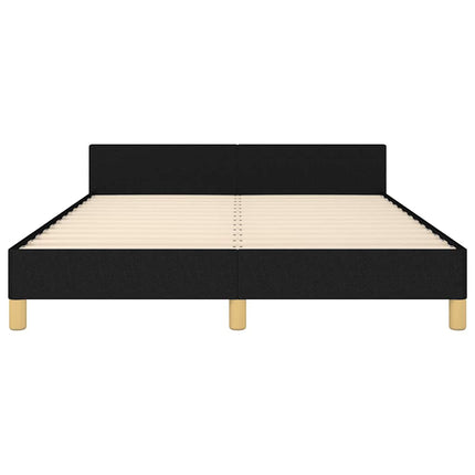 sengeramme uden madras 140x200 cm stof sort