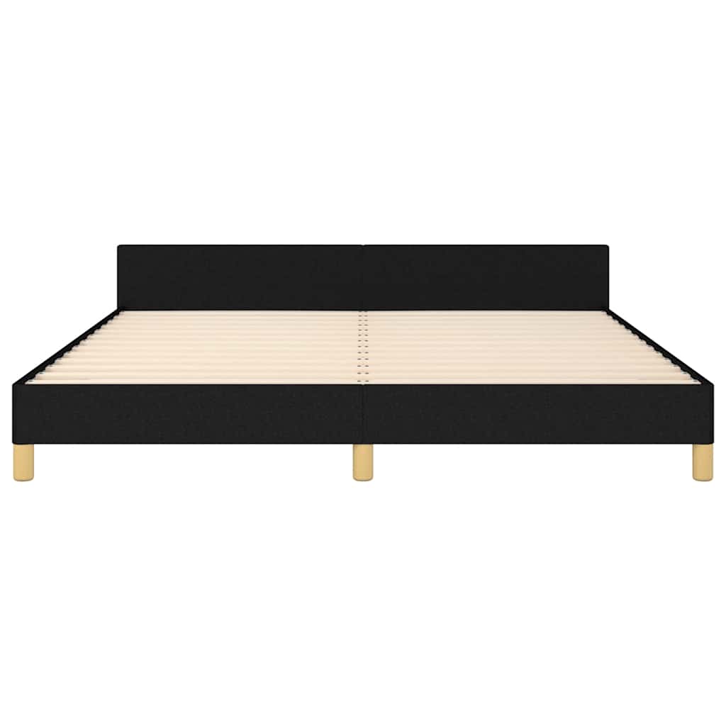 sengeramme uden madras 180x200 cm stof sort