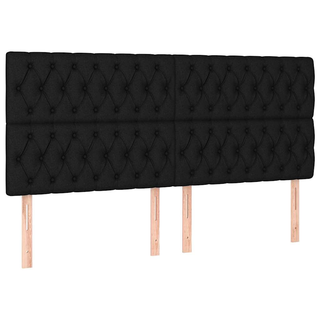sengeramme uden madras 180x200 cm stof sort