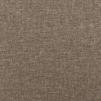 Sengeramme uden madras Taupe 100x200 cm Stof