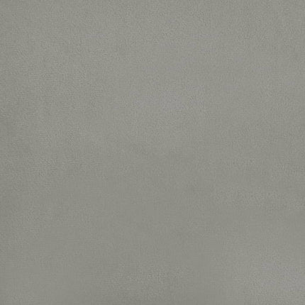Sengeramme uden madras Lysegrå 90x190 cm Fløjl