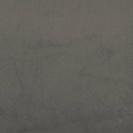 Sengeramme uden madras Mørkegrå 160x200 cm Fløjl