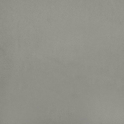 Sengeramme uden madras Lysegrå 160x200 cm Fløjl