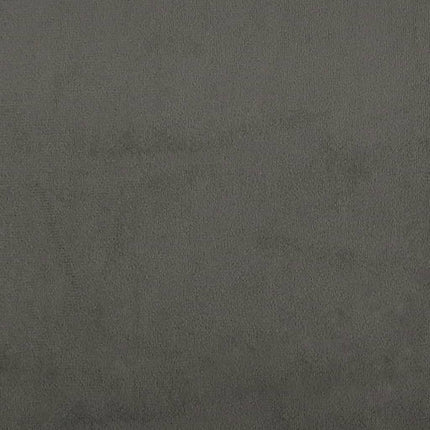 Sengeramme uden madras Mørkegrå 80x200 cm Fløjl