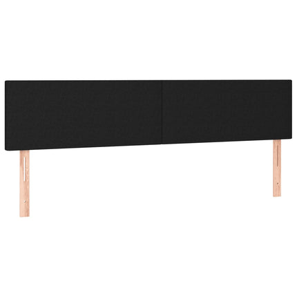 kontinentalseng med madras 180x200 cm stof sort
