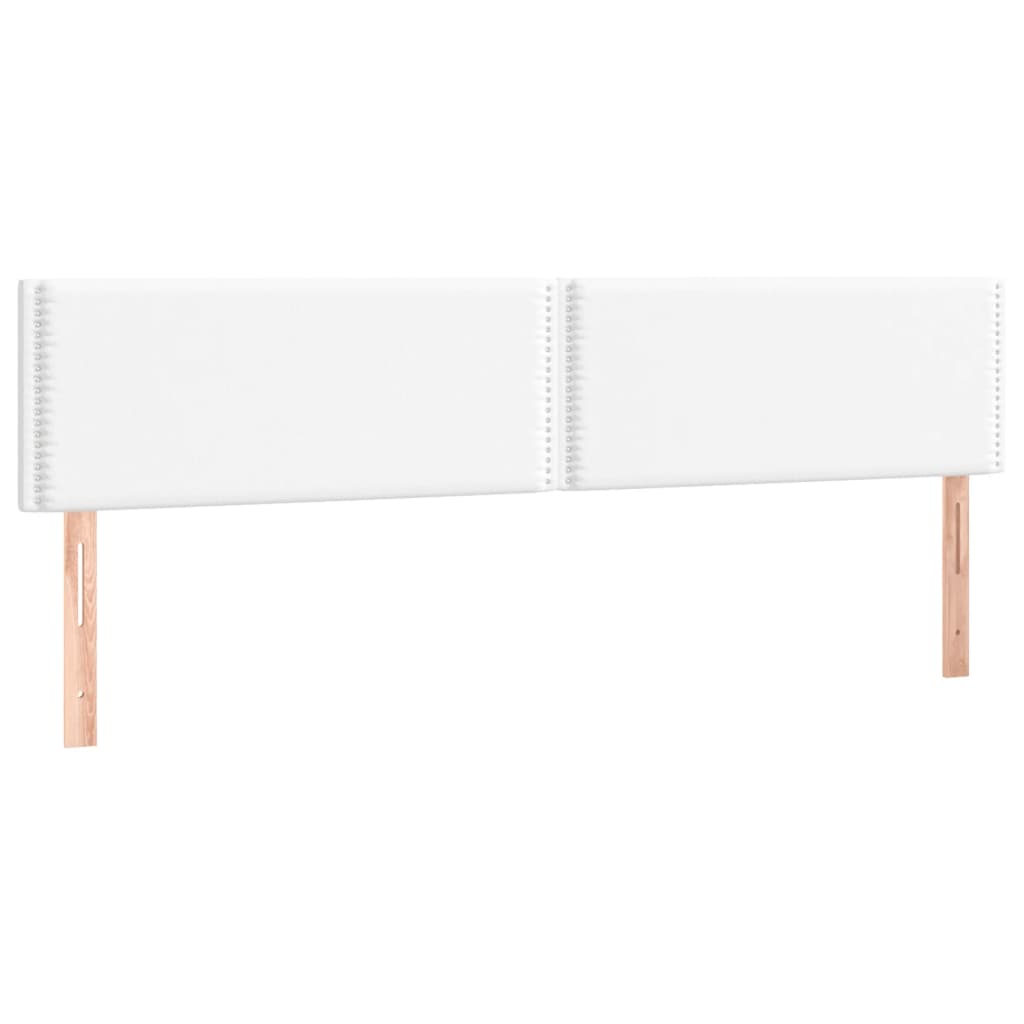 kontinentalseng med madras 200x200 cm kunstlæder hvid