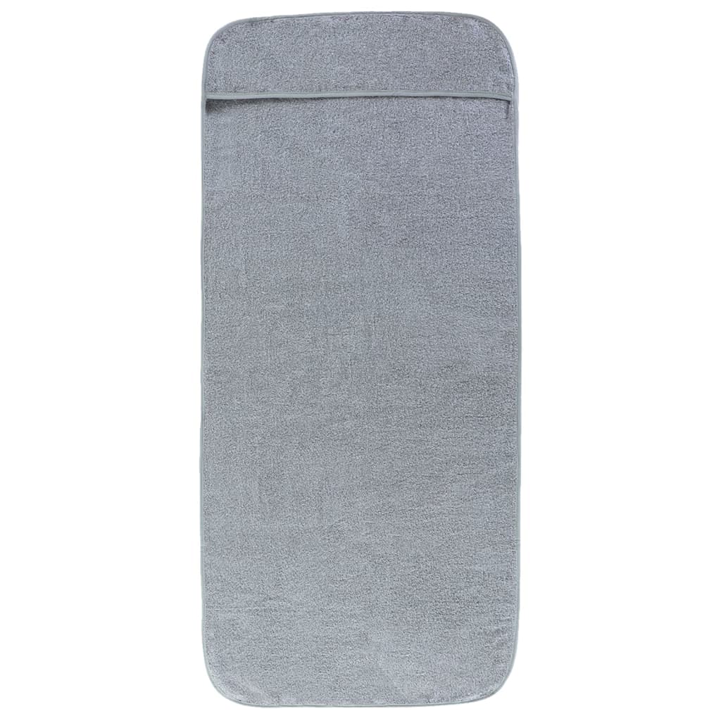 strandhåndklæder 6 stk. 60x135 cm 400 GSM stof grå