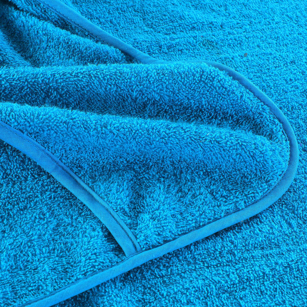 strandhåndklæder 4 stk. 60x135 cm 400 GSM stof turkis