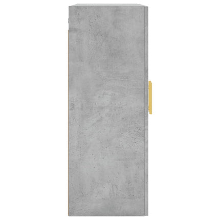 vægskabe 2 stk. 69,5x34x90 cm betongrå