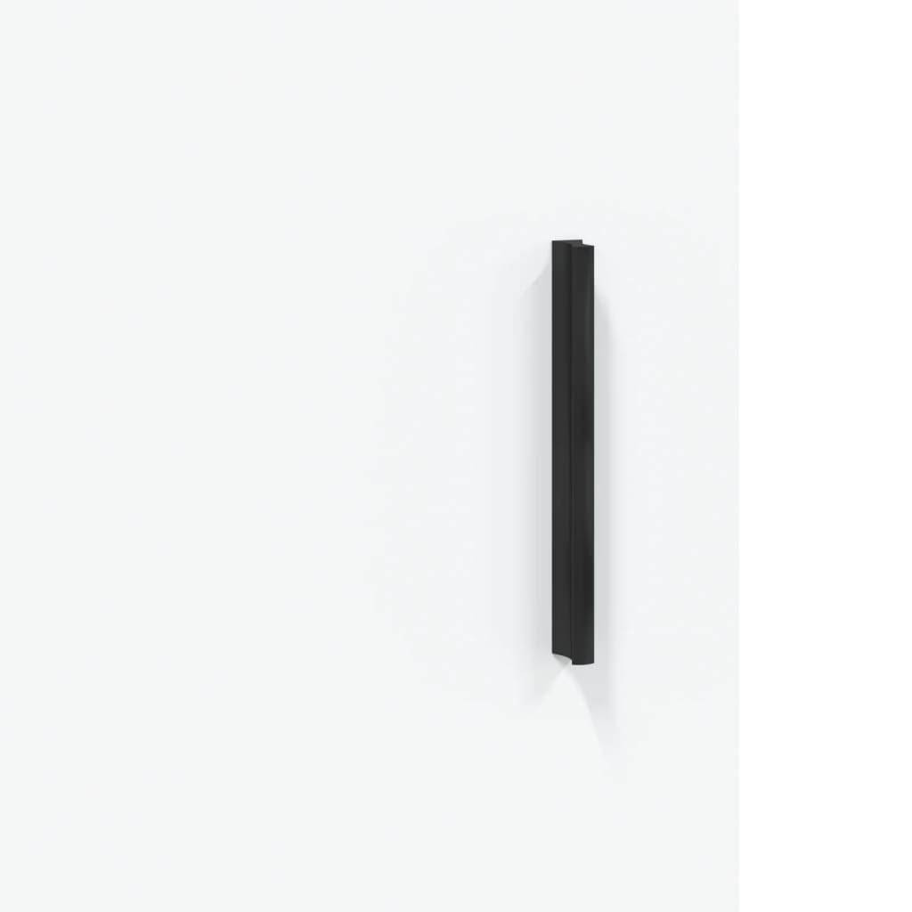 højskab 69,5x34x180 cm konstrueret træ hvid