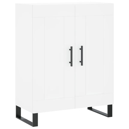 højskab 69,5x34x180 cm konstrueret træ hvid