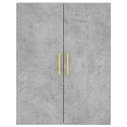 højskab 69,5x34x180 cm konstrueret træ betongrå