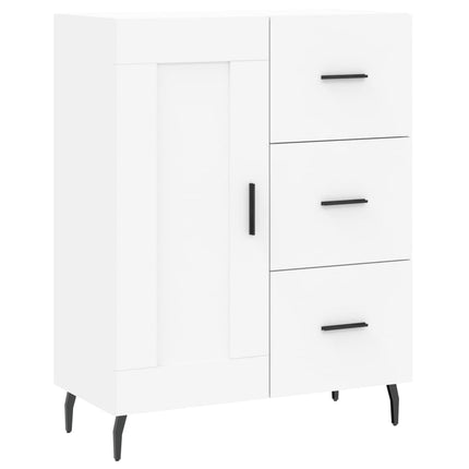 højskab 69,5x34x180 cm konstrueret træ hvid