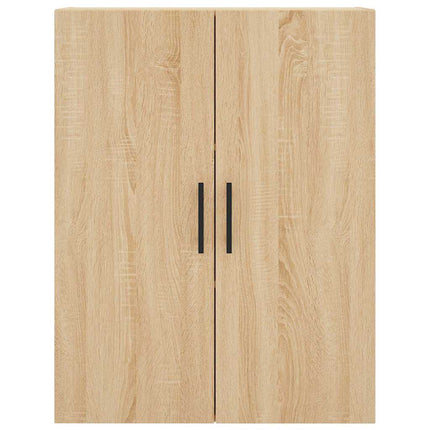 højskab 69,5x34x180 cm konstrueret træ sonoma-eg