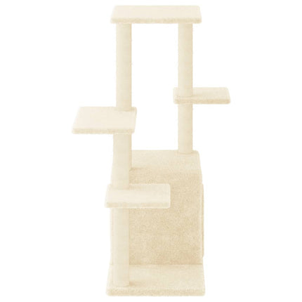 kradsetræ med sisalkradsestolper 97,5 cm cremefarvet