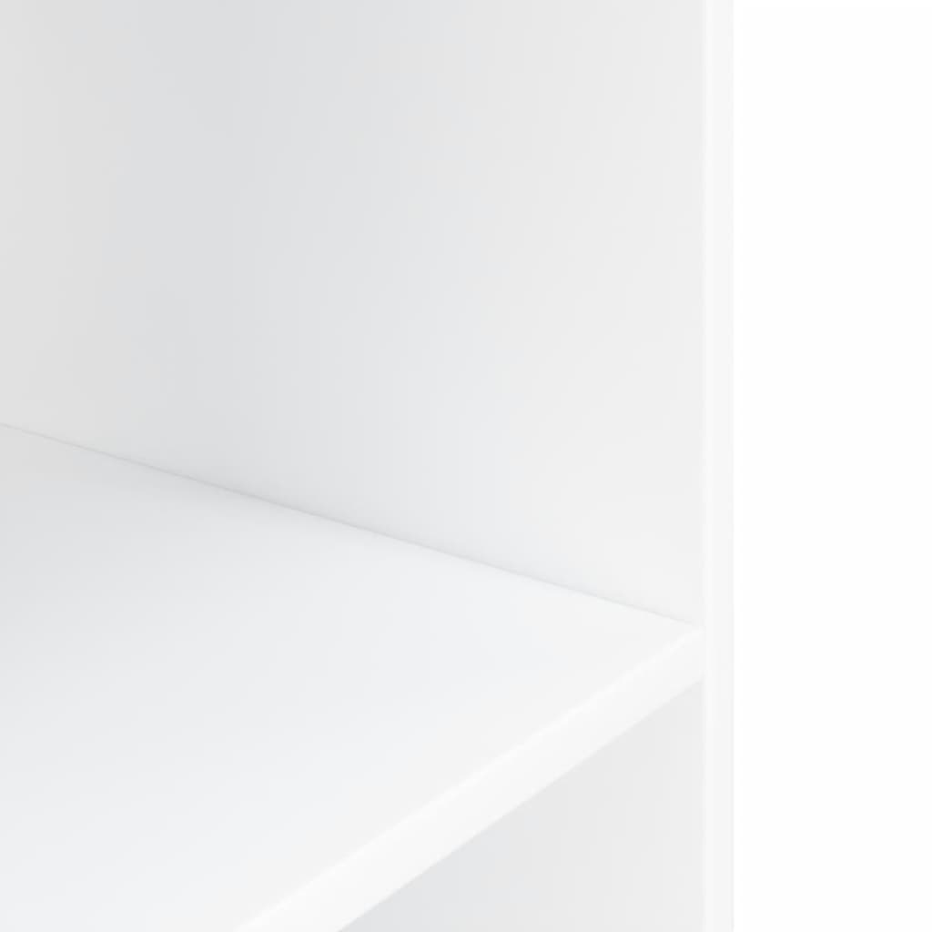 akvariebord 80x35x60 cm konstrueret træ hvid