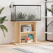 akvariebord 80x35x60 cm konstrueret træ sonoma-eg